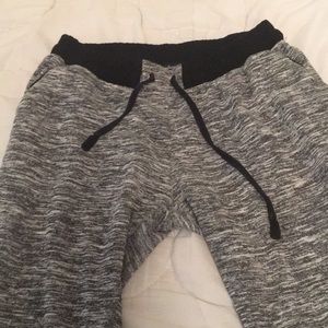 Gray sweatpants